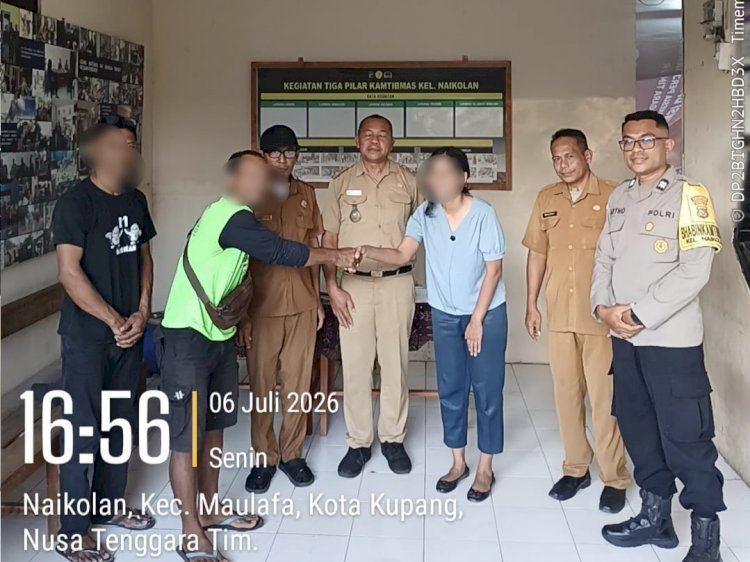 Bhabinkamtibmas Naikolan Berhasil Mediasi Perselisihan Warga, Kapolsek Maulafa: Utamakan Musyawarah untuk Menjaga Kamtibmas.