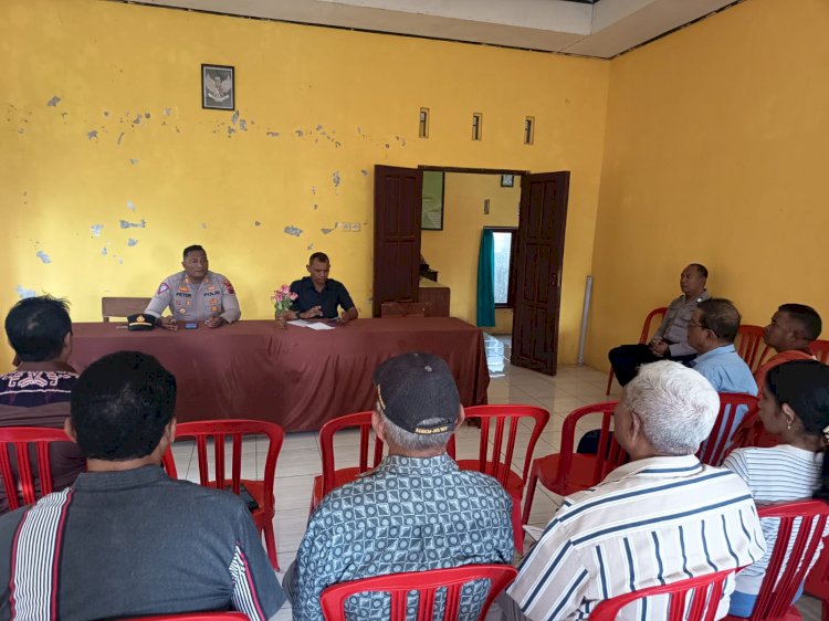 Kapolsek Maulafa Silaturahmi ke Lurah Kolhua, Bahas Sinergitas Jaga Kamtibmas