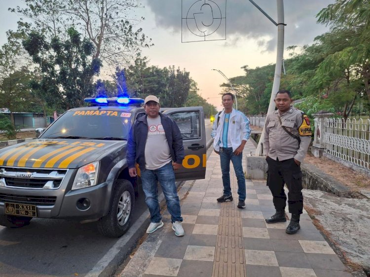 Patroli Intensif Polsek Kota Raja, Antisipasi Konvoi dan Gangguan Kamtibmas Pasca Nobar Piala Dunia.