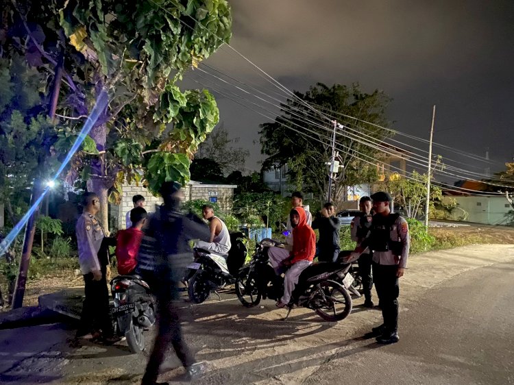 Tekan Angka Kriminalitas Malam, Polresta Kupang Kota Terjunkan Patroli Lampu Biru di Titik Rawan.