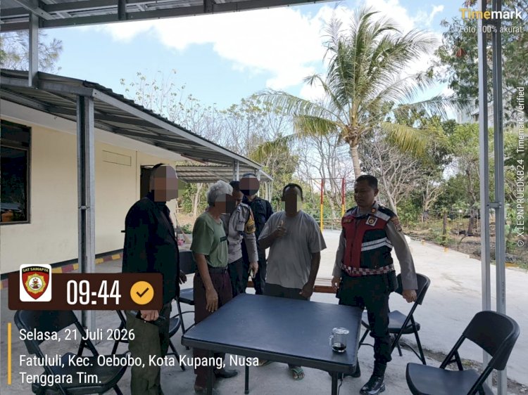 Bhabinkamtibmas Fatululi Selesaikan Dugaan Perselingkuhan Melalui Mediasi, Kedua Pihak Sepakat Berdamai.