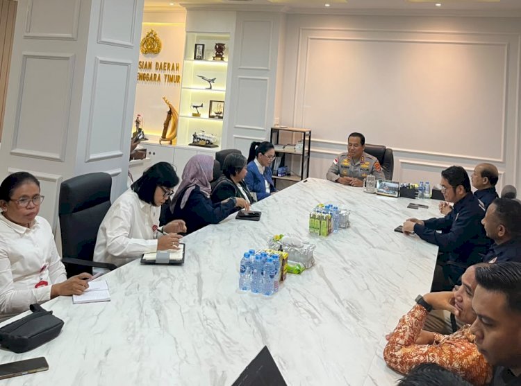 Kapolda NTT Terima Audiensi Komisi XIII DPR RI, Komnas HAM dan LPSK, Perkuat Sinergi Berantas TPPO dan Lindungi Perempuan-Anak.