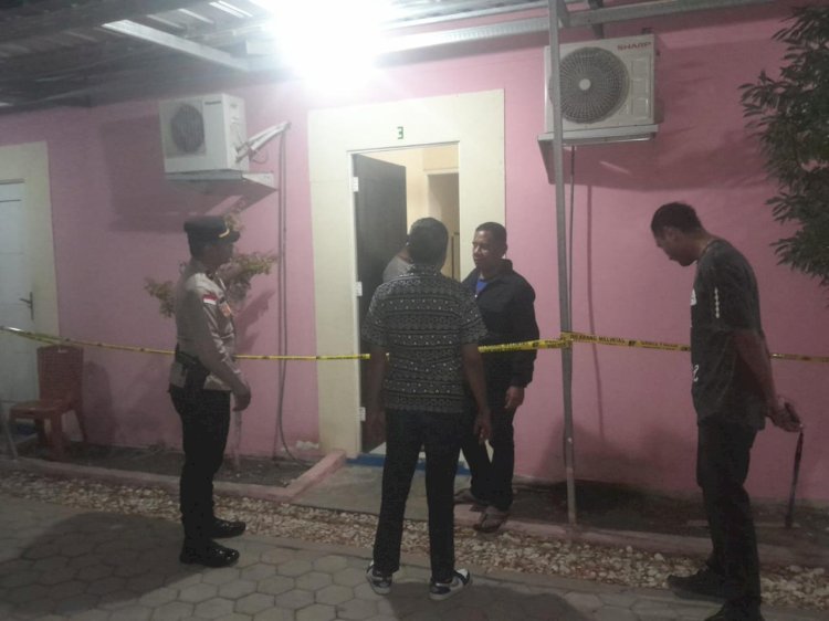 Aksi Cepat Respon Laporan Warga, Polresta Kupang Kota Evakuasi Pria Meninggal di Kamar Kos Oebufu.
