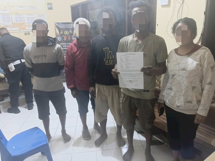 Dua Saudara Kandung yang Terlibat Perkelahian Saat Mabuk Miras, Berdamai Secara Kekeluargaan di Polsek Alak.