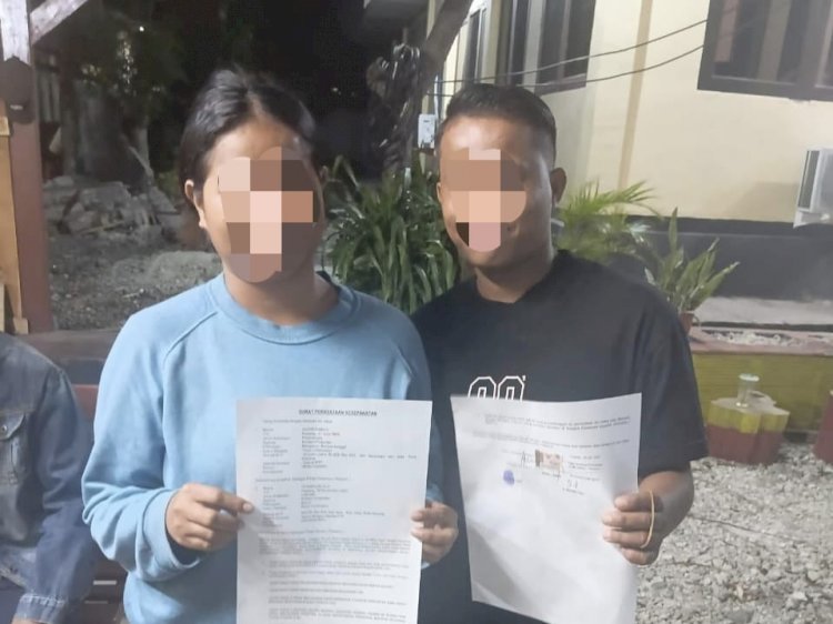 Polsek Alak Fasilitasi Mediasi Kasus KDRT di Namosain, Pasutri Sepakat Berdamai dan Buat Surat Pernyataan.