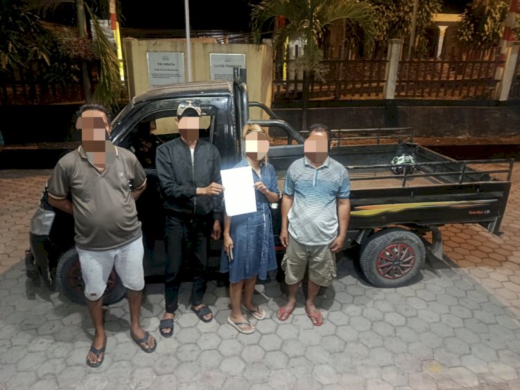 Piket SPKT Polsek Kota Raja Berhasil Mediasi Dua Perselisihan Warga, Kedua Belah Pihak Sepakat Berdamai.