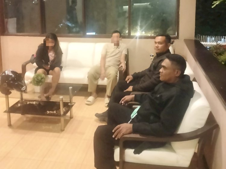 Anggota Pospol Kanaan Gerak Cepat Tangani Laporan Warga, Permasalahan Berakhir Damai.