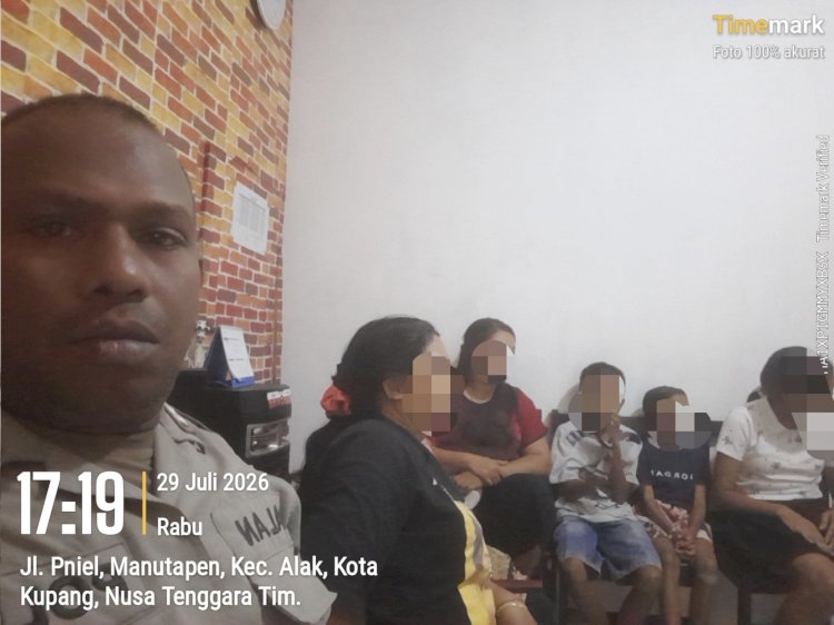 Bhabinkamtibmas Manutapen Fasilitasi Mediasi Dugaan Pencemaran Nama Baik Antarwarga