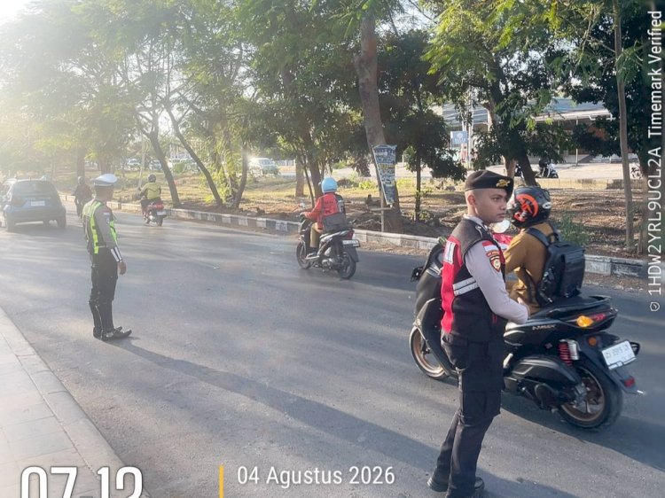 Polresta Kupang Kota Intensifkan Pengaturan Lalu Lintas, Kapolresta Kombes Nelson: Keselamatan Pengguna Jalan Prioritas Utama.