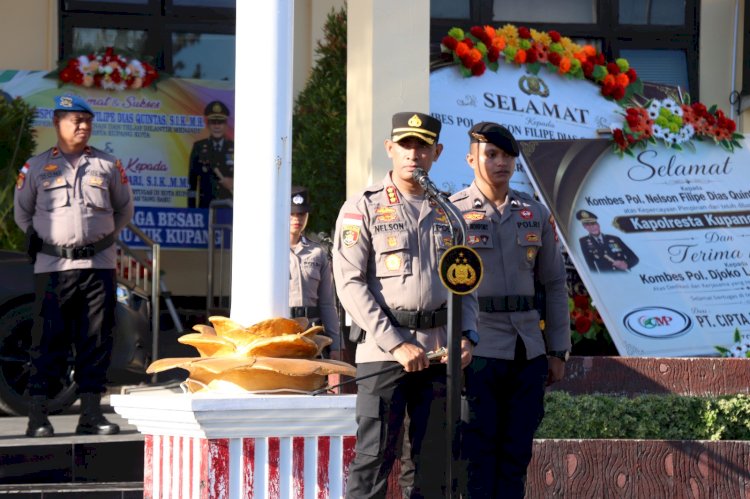 Gerak Jalan SMA/SMK se-NTT Digelar Hari Ini, Polresta Kupang Kota Terapkan Rekayasa Lalu Lintas.