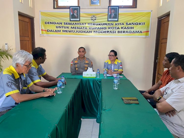 Kapolresta Kupang Kota Perkuat Sinergi dengan FKUB, Ajak Tokoh Agama Jaga Kerukunan dan Kamtibmas.
