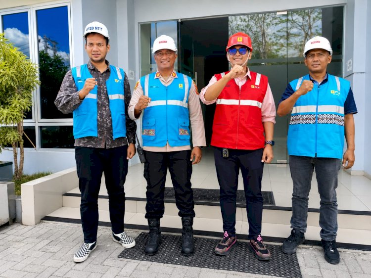 Perkuat Sinergi Pengamanan, Kapolsek Maulafa Kunjungi Objek Vital PLN di Sikumana.