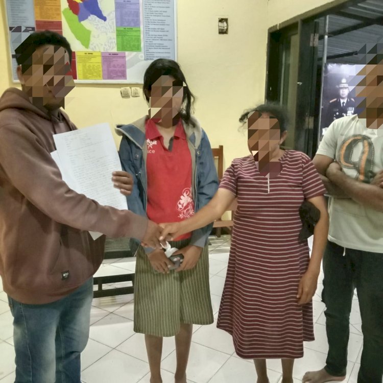 SPKT Polsek Maulafa Mediasi Kasus Penganiayaan Anak di Fatukoa, Berakhir Damai Secara Kekeluargaan.