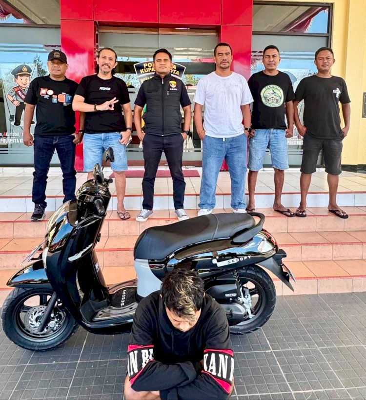 Gerak Cepat URC Polresta Kupang Kota Ungkap Kasus Jambret di Penfui, Residivis Diamankan.