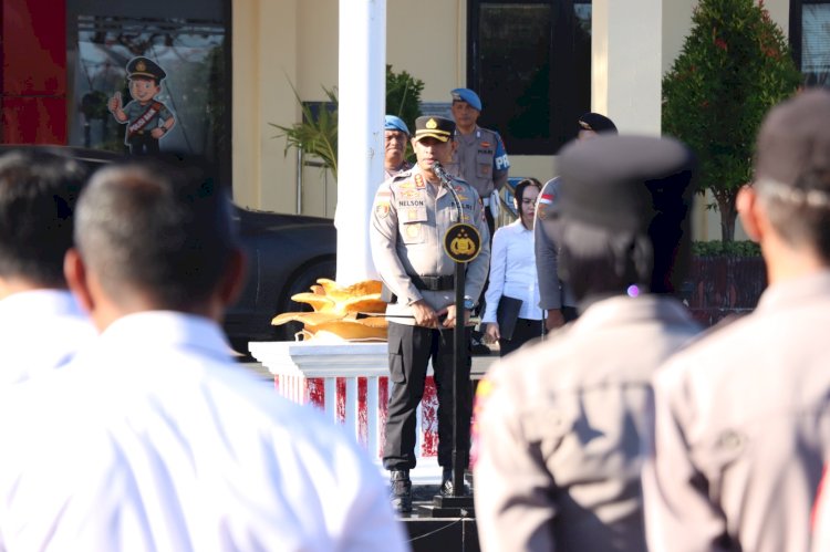 Kapolresta Kombes Nelson Quintas Apresiasi Kinerja Personel, Pengamanan KKR hingga Ungkap Kasus Jambret.