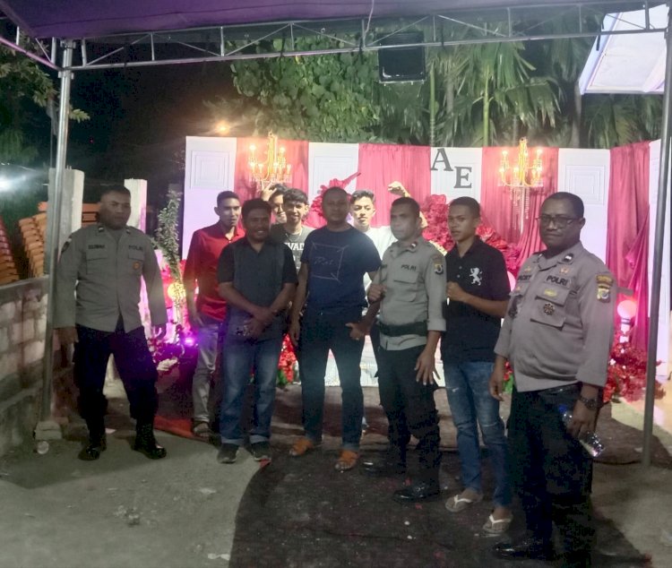 Patroli Cipta Kondisi Polsek Maulafa Ciptakan Rasa Aman di Tengah Masyarakat, Tertibkan Pesta Pernikahan Lewati Batas Waktu.