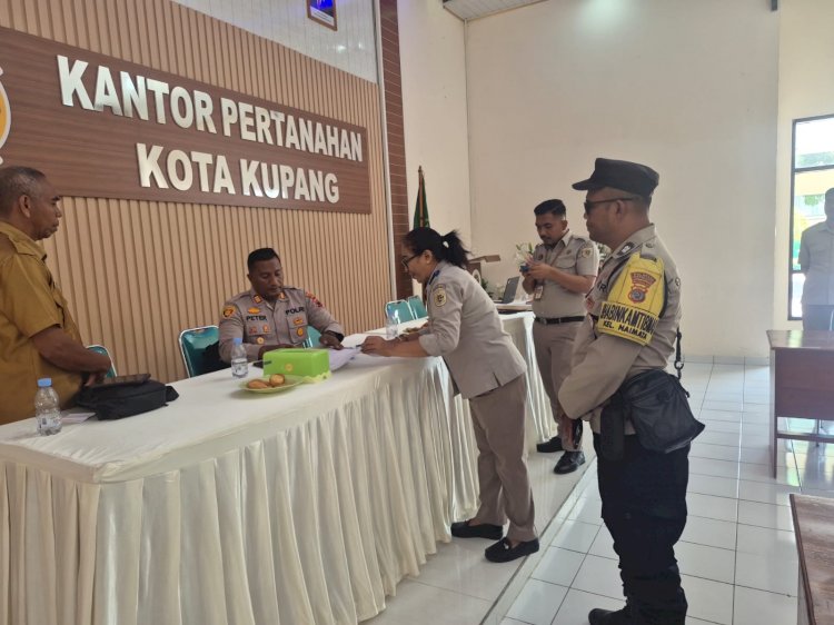 Kapolsek Maulafa Hadiri Mediasi Sengketa Tanah di Naimata, Tegaskan Pemisahan Aspek Perdata dan Pidana.