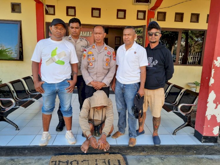 Polsek Kota Lama Bekuk Pelajar 16 Tahun Terduga Pelaku Penganiayaan Berat Guru di Kupang.