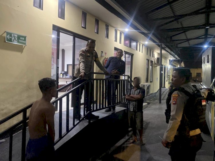 Bikin Resah Warga, Pemuda Mabuk di Kupang Diamankan Tim Patroli Samapta Polresta.