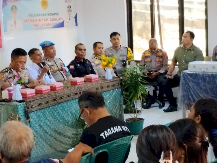 Jumat Curhat Polda NTT, Warga Bonipoi Sampaikan Aspirasi dan Keluhan Kamtibmas.