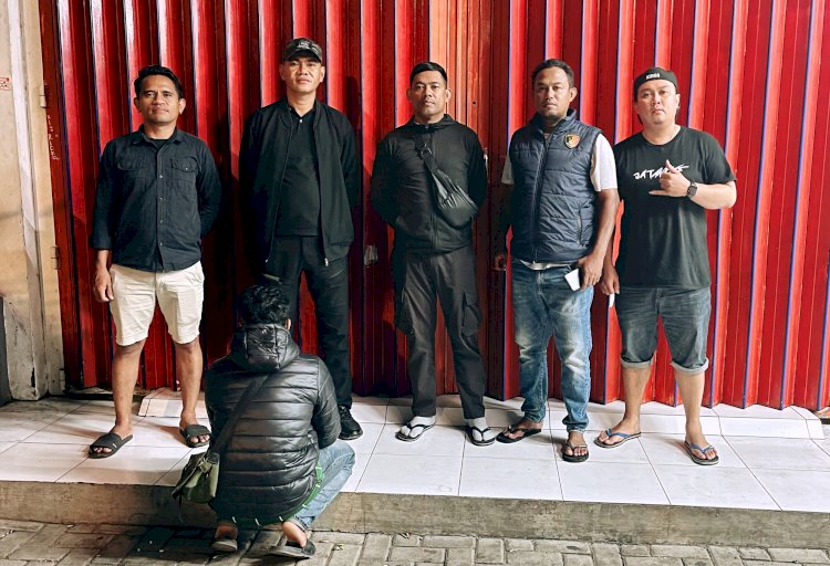 URC Jatanras Polresta Kupang Kota Ungkap Pencurian Helm di Transmart, Terduga Pelaku Ditangkap.