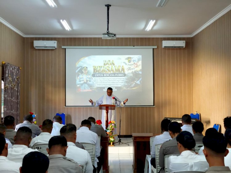 Polresta Kupang Kota Gelar Doa Bersama untuk Korban Gempa Flores