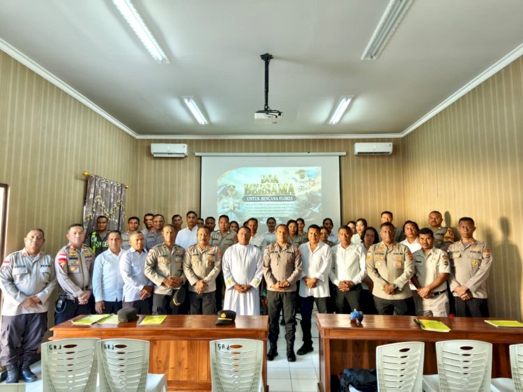 Polresta Kupang Kota Gelar Doa Bersama untuk Korban Gempa Flores