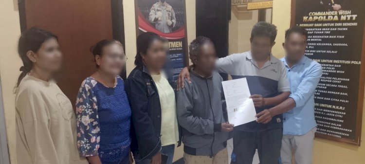 Kedepankan Restorative Justice, SPKT Polsek Kota Raja Mediasi Kasus Penghinaan dan Penganiayaan di Bakunase I.