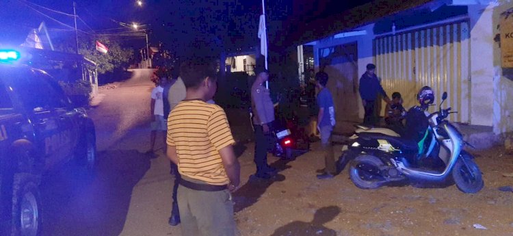 Karaoke dan Konsumsi Miras Hingga Dini Hari, Patroli Cipta Kondisi Polsek Maulafa Bubarkan Kelompok Pemuda di Naikolan.