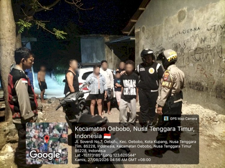 Pemuda Mabuk dan Mengamuk Diamankan Piket SPKT Polresta Kupang Kota, Respons Cepat Layanan 110 Jaga Kamtibmas Kota Kupang.