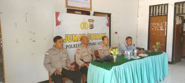 Jumat Curhat di Manulai II, Polresta Kupang Kota Serap Keluhan Warga soal KDRT, Miras dan Pesta.