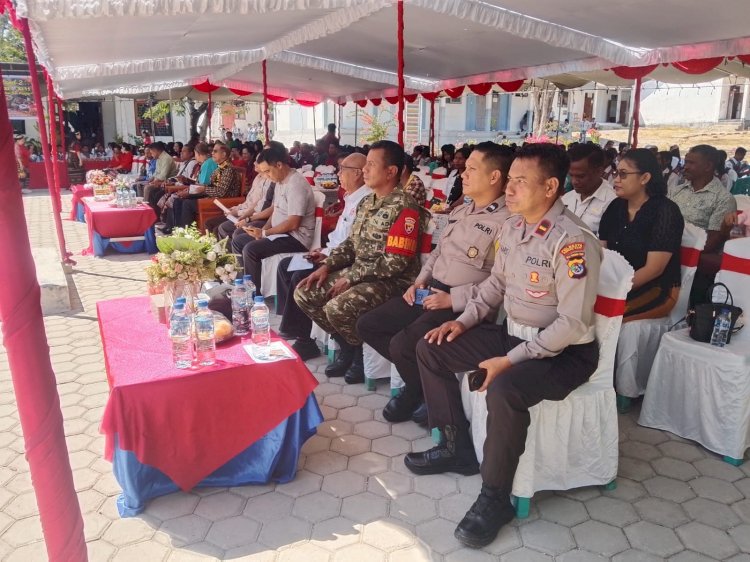 Polsek Maulafa Amankan Syukuran HUT Ke-30 SMA Negeri 7 Kota Kupang, Wujud Dukungan Pada Dunia Pendidikan.
