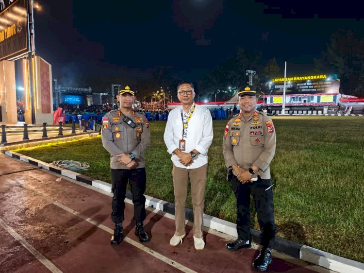 Polresta Kupang Kota Pastikan IPI “Kupang Bermazmur” Berjalan Aman, Kapolresta Kombes Nelson Pimpin Langsung Pengamanan.