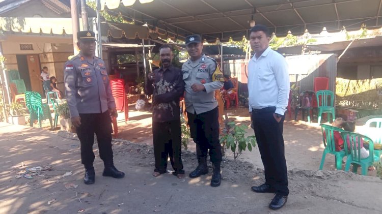 Terima Aduan Warga, Kapolsek Kota Raja Datangi Pesta Pernikahan dan Kedepankan Pendekatan Humanis.