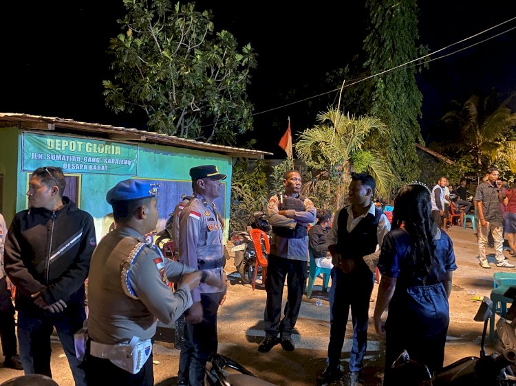 Polresta Kupang Kota Tindaklanjuti Aduan Warga, Bubarkan Pesta yang Ganggu Ketertiban.
