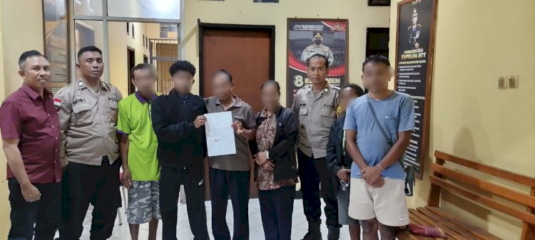 Polsek Kota Raja Kedepankan Penyelesaian Humanis, Perselisihan Warga Berakhir Damai.