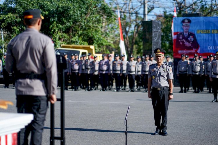 Kenaikan Pangkat Pengabdian, Kapolresta Kupang Kota Apresiasi Dedikasi Kompol Daeng Jumadi.