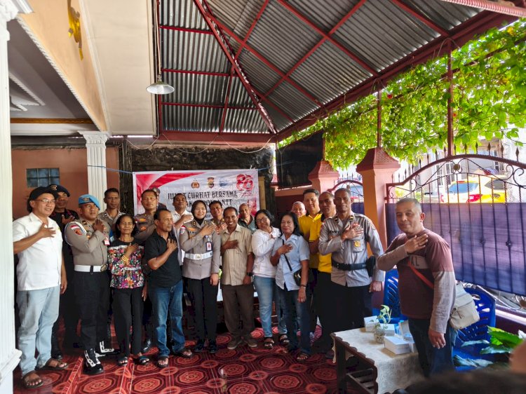 Jumat Curhat Polda NTT di Oesapa Selatan, Warga Sampaikan Beragam Aspirasi.