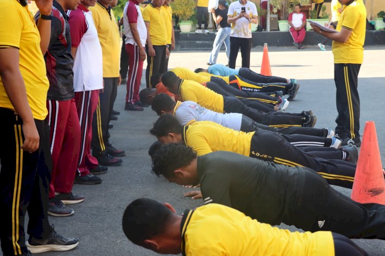 Polresta Kupang Kota Gelar Tes Kesamaptaan Jasmani Periode Kedua Tahun 2026