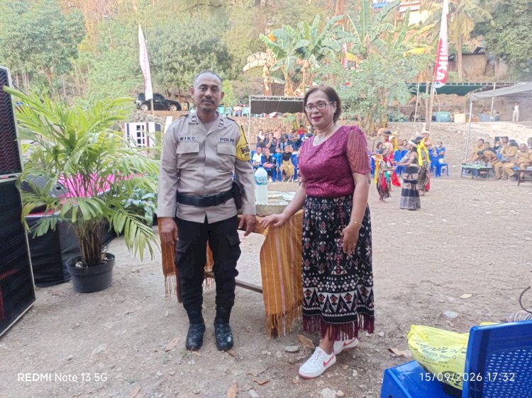 Semarak Keberagaman Budaya, Bhabinkamtibmas Amankan Lomba Fashion hingga Tari Kreasi di Fontein.