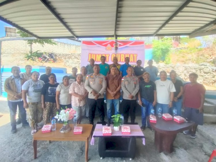 Dekat dengan Warga, Polresta Kupang Kota Serap Aspirasi Kamtibmas Lewat Jumat Curhat di Fatukoa.