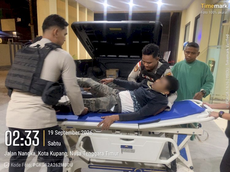 Aksi Cepat Patroli Lampu Biru Polresta Kupang Kota: Dari Pesta Bising Hingga Laka Lantas Oesapa Berhasil Ditangani.