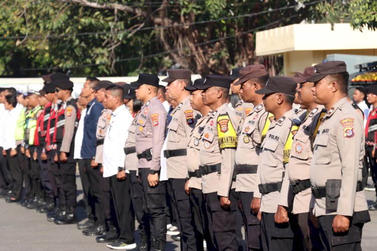 Kapolresta Kupang Kota Ajak Personel Optimalkan Tugas dan Hadir untuk Masyarakat