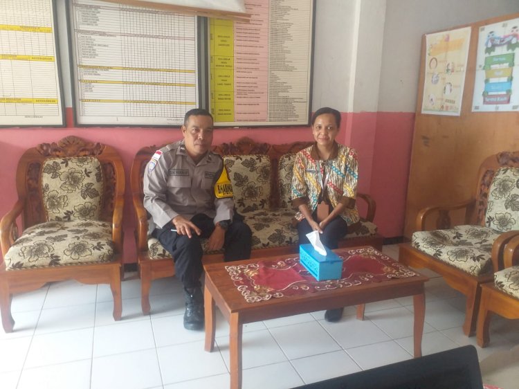 Cegah Tawuran Pelajar, Bhabinkamtibmas Polsek Alak Sambangi Sejumlah Sekolah dan Perkuat Koordinasi Kamtibmas.