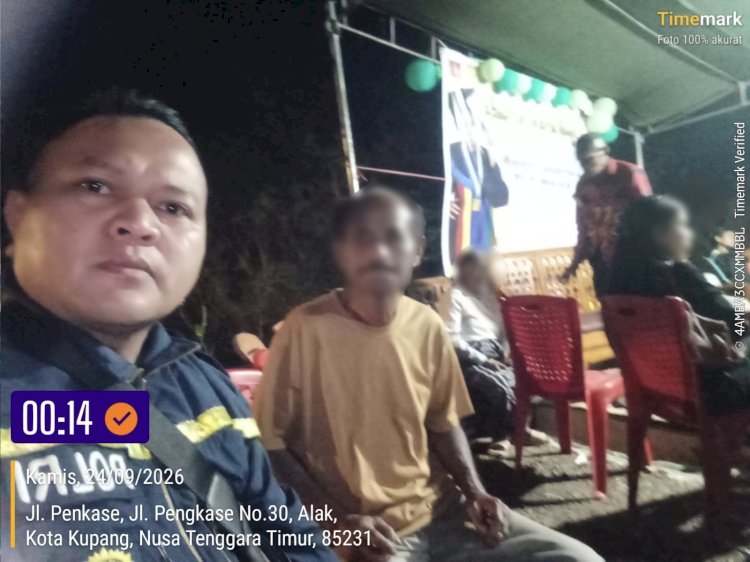 Bhabinkamtibmas Humanis Jaga Kenyamanan Warga, Musik Acara Wisuda Dihentikan.