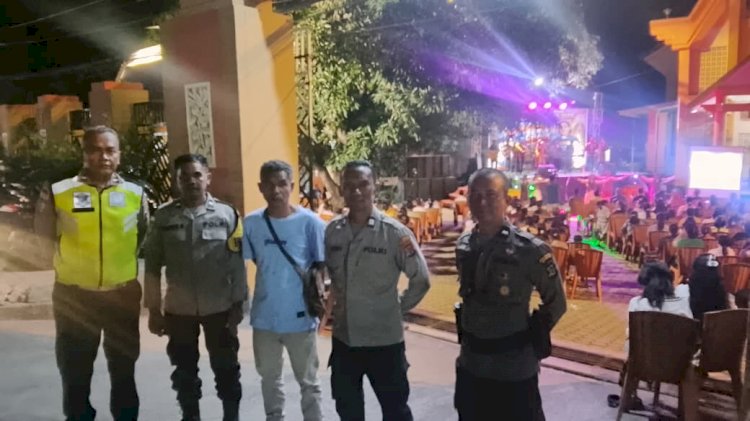Polsek Alak Hadir Beri Rasa Aman, Ibadah Penyegaran Iman Pemuda Lahai-Roi Namosain Berlangsung Khidmat.