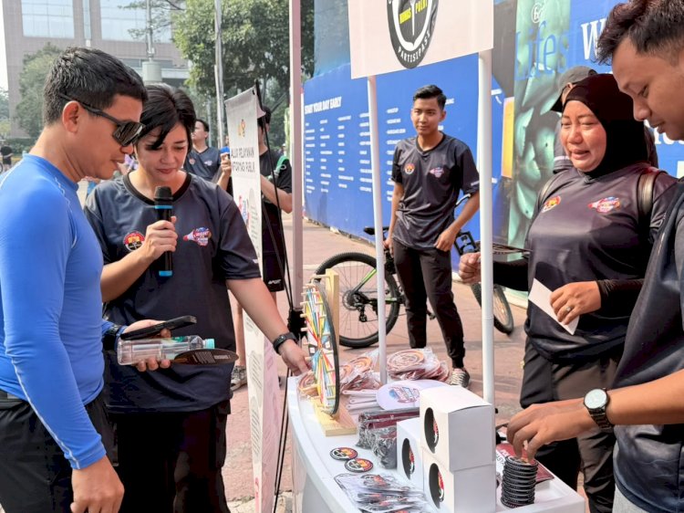 Game Spin Wheel Berhadiah Ramaikan Sosialisasi Hak untuk Tahu di CFD Jakarta