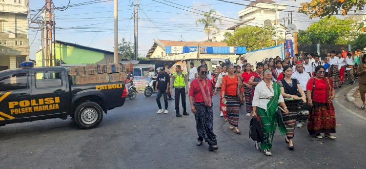Festival Budaya Kelurahan Naikolan 2026 Berlangsung Aman dan Kondusif, Kapolsek Maulafa Imbau Warga Jaga Kebersamaan.