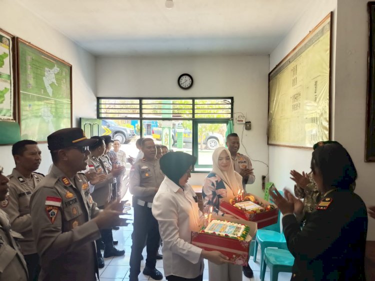 Kapolsek Alak Perkuat Sinergitas TNI-Polri Lewat Momentum HUT ke-81 TNI di Koramil Alak
