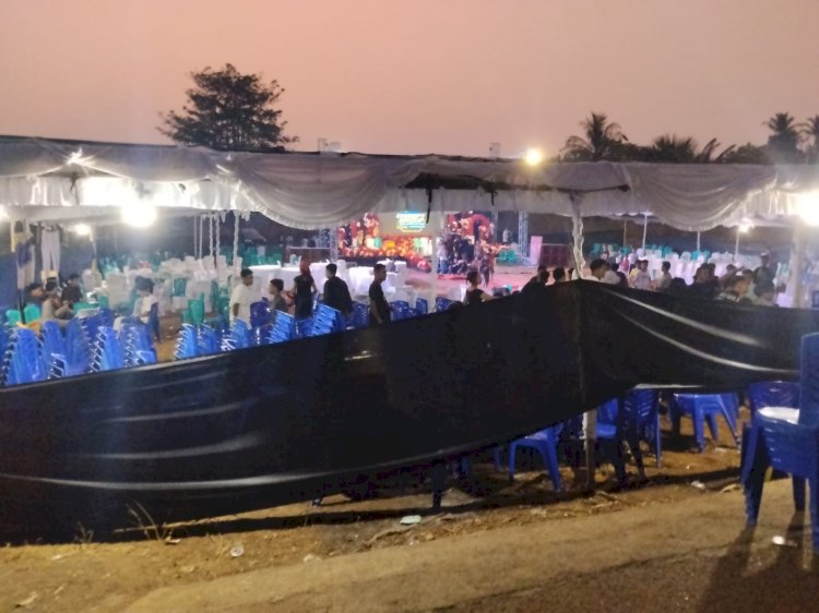 Respons Cepat Aduan Melalui Layanan 110, Polsek Kota Raja Bubarkan Musik Pesta yang Ganggu Warga Di Oebufu.